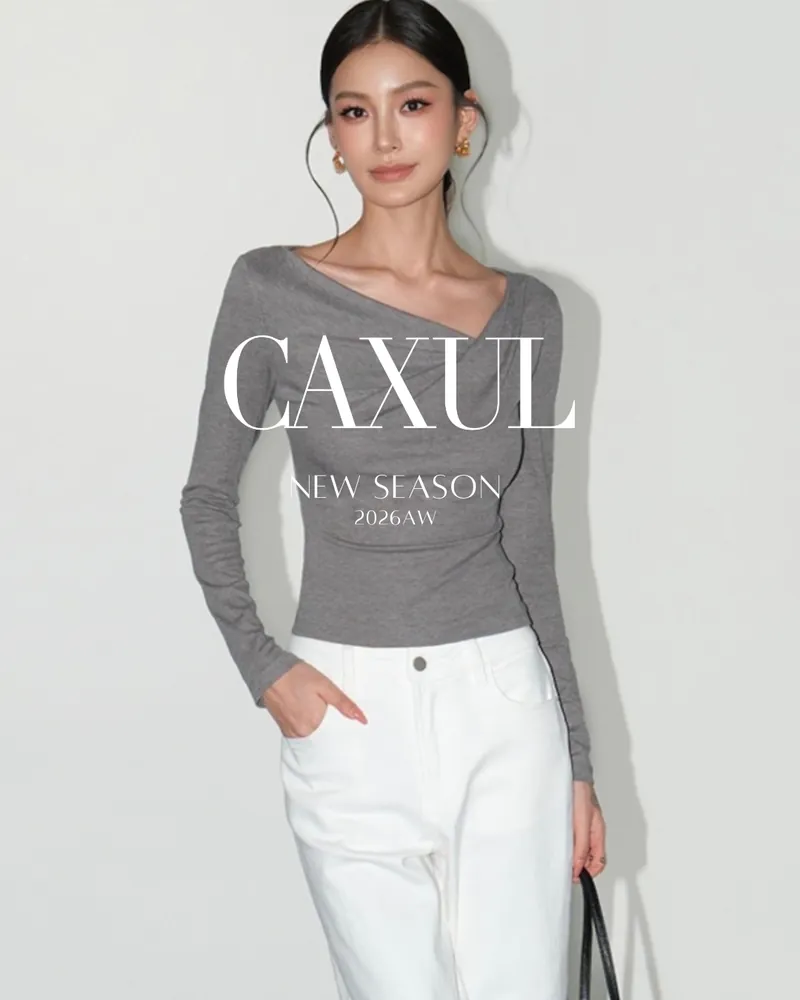 CAXULの商品イメージ。ワンピースからトップスなどへ、取り扱いを広げている。